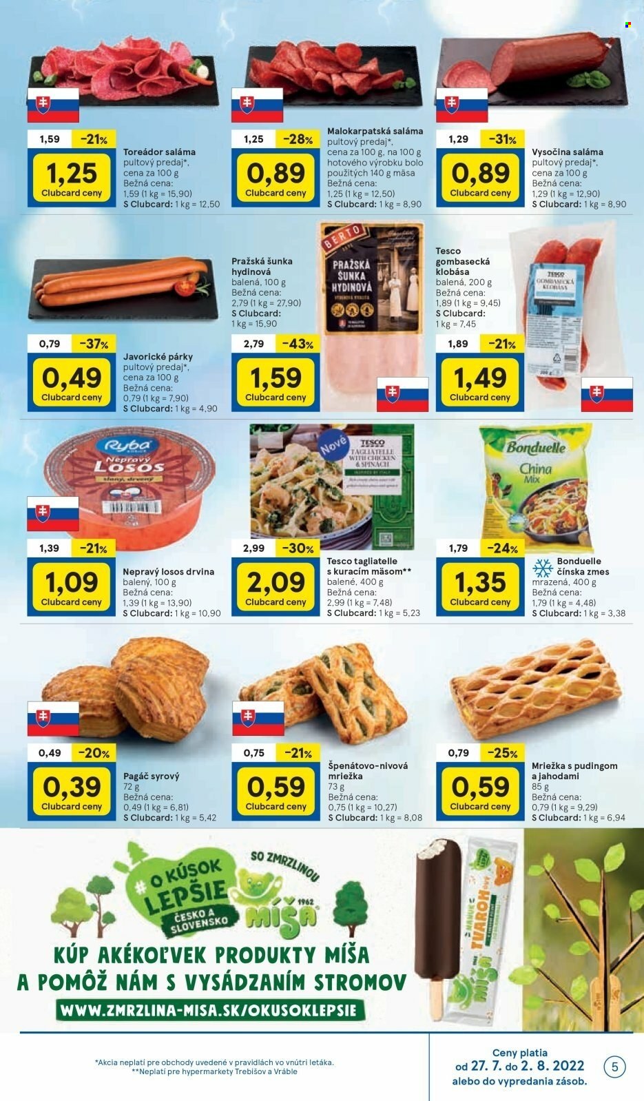 Leták TESCO - 27.7.2022 - 2.8.2022. Strana 5