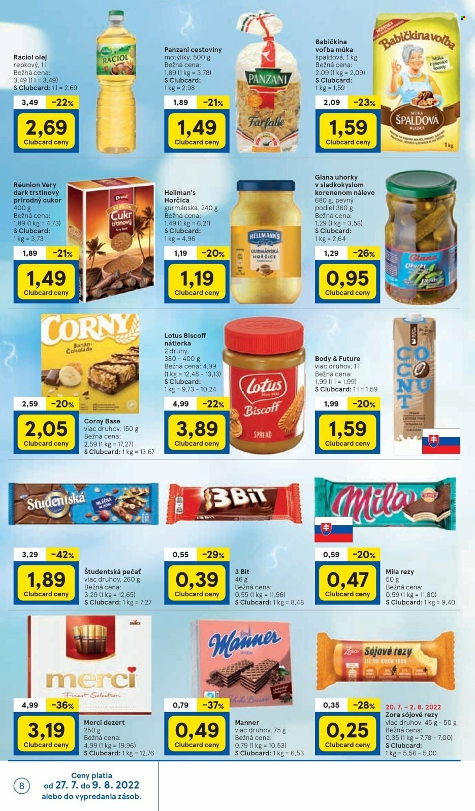Leták TESCO - 27.7.2022 - 2.8.2022. Strana 8
