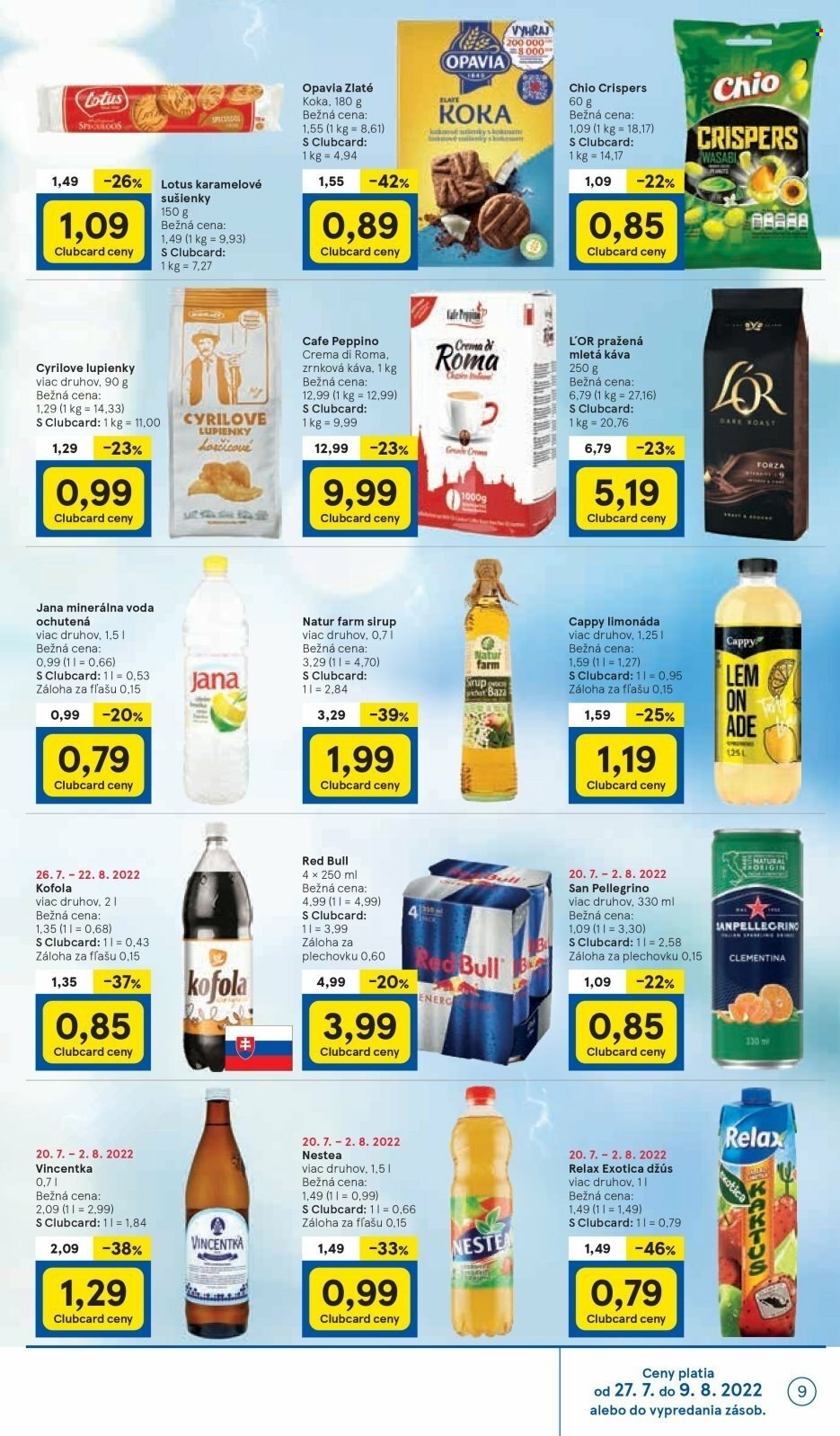 Leták TESCO - 27.7.2022 - 2.8.2022. Strana 9