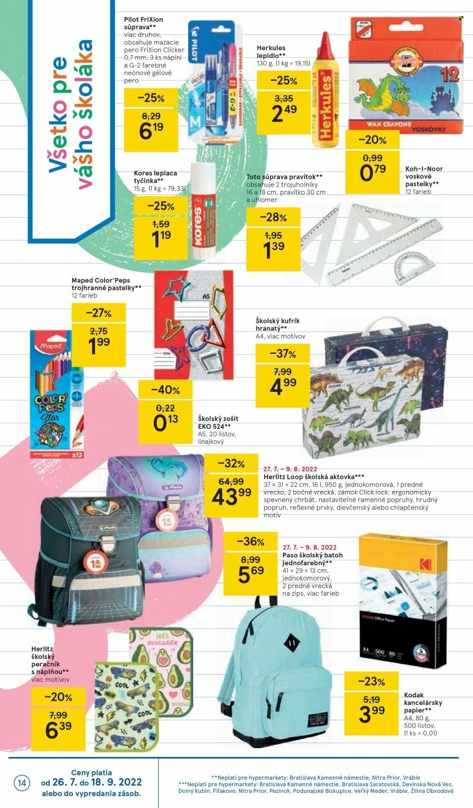 Leták TESCO - 27.7.2022 - 2.8.2022. Strana 14