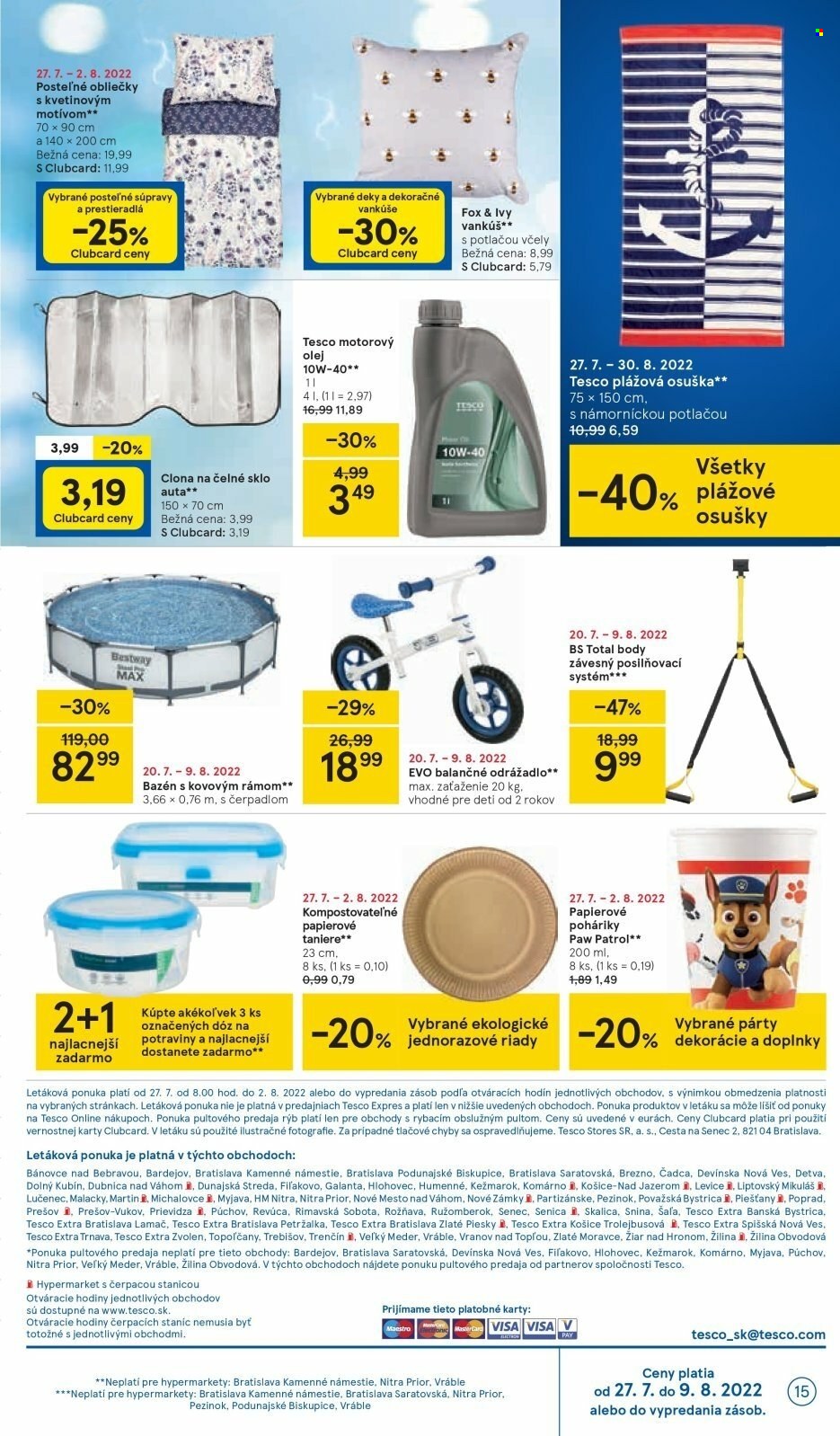Leták TESCO - 27.7.2022 - 2.8.2022. Strana 15