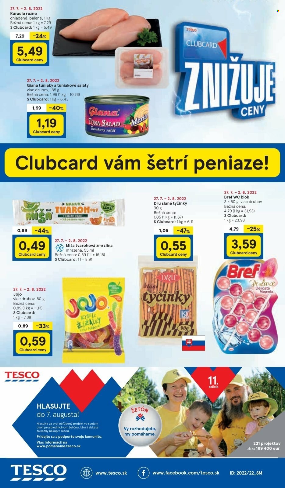 Leták TESCO supermarket - 27.7.2022 - 2.8.2022. Strana 8