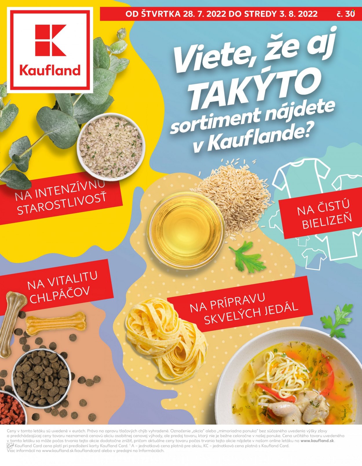 Leták Kaufland - 28.7.2022 - 3.8.2022. Strana 1