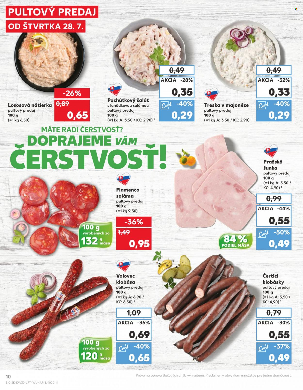 Leták Kaufland - 28.7.2022 - 3.8.2022. Strana 10