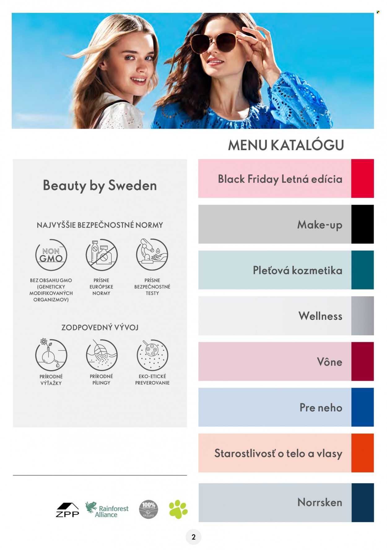 Leták Oriflame - 27.7.2022 - 9.8.2022. Strana 2