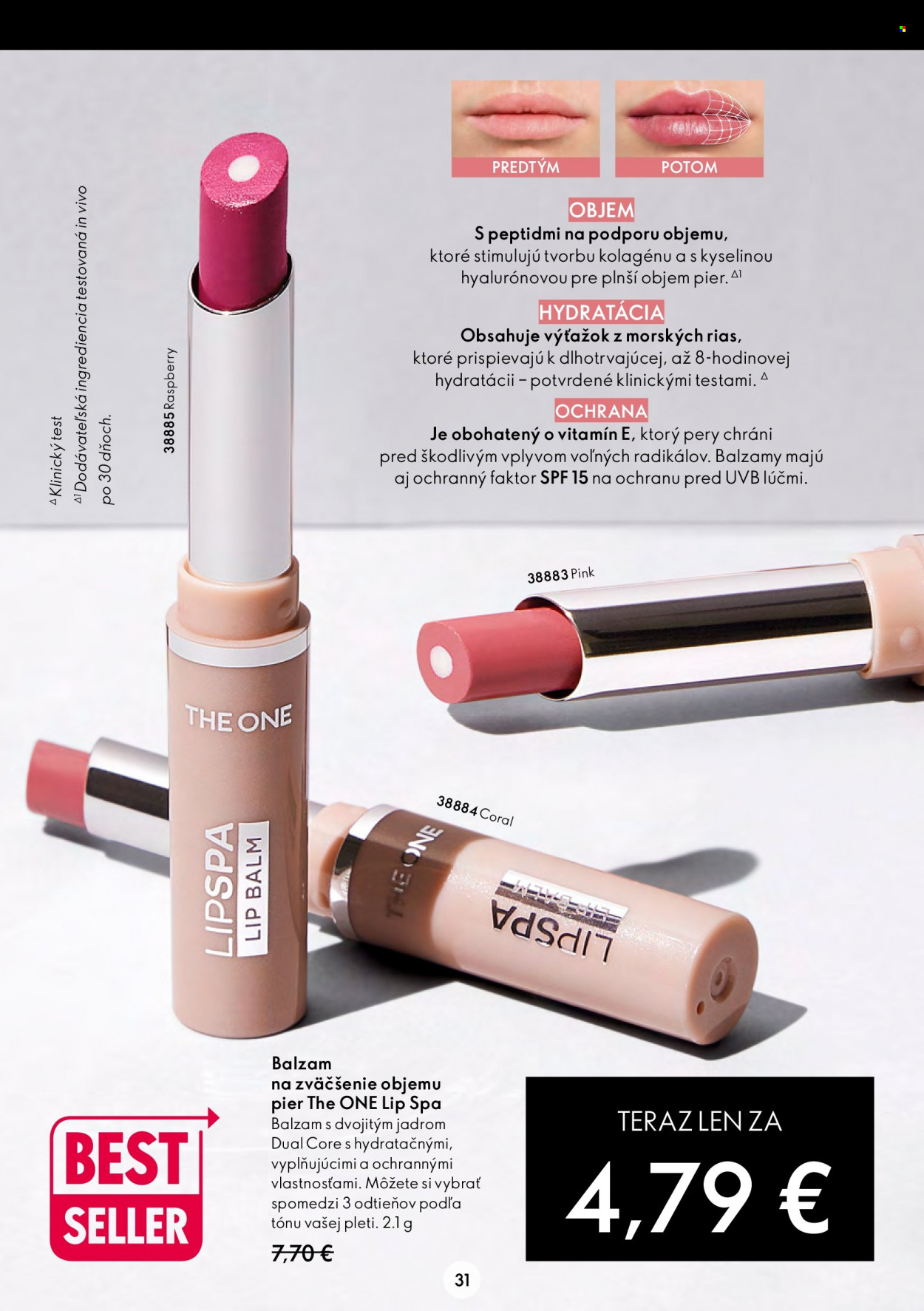 Leták Oriflame - 27.7.2022 - 9.8.2022. Strana 31