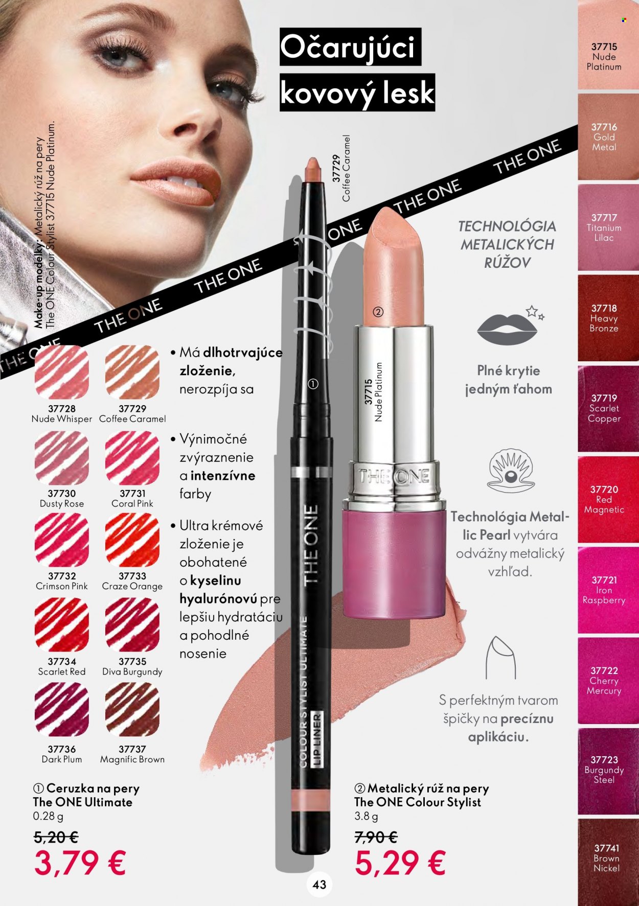 Leták Oriflame - 27.7.2022 - 9.8.2022. Strana 43