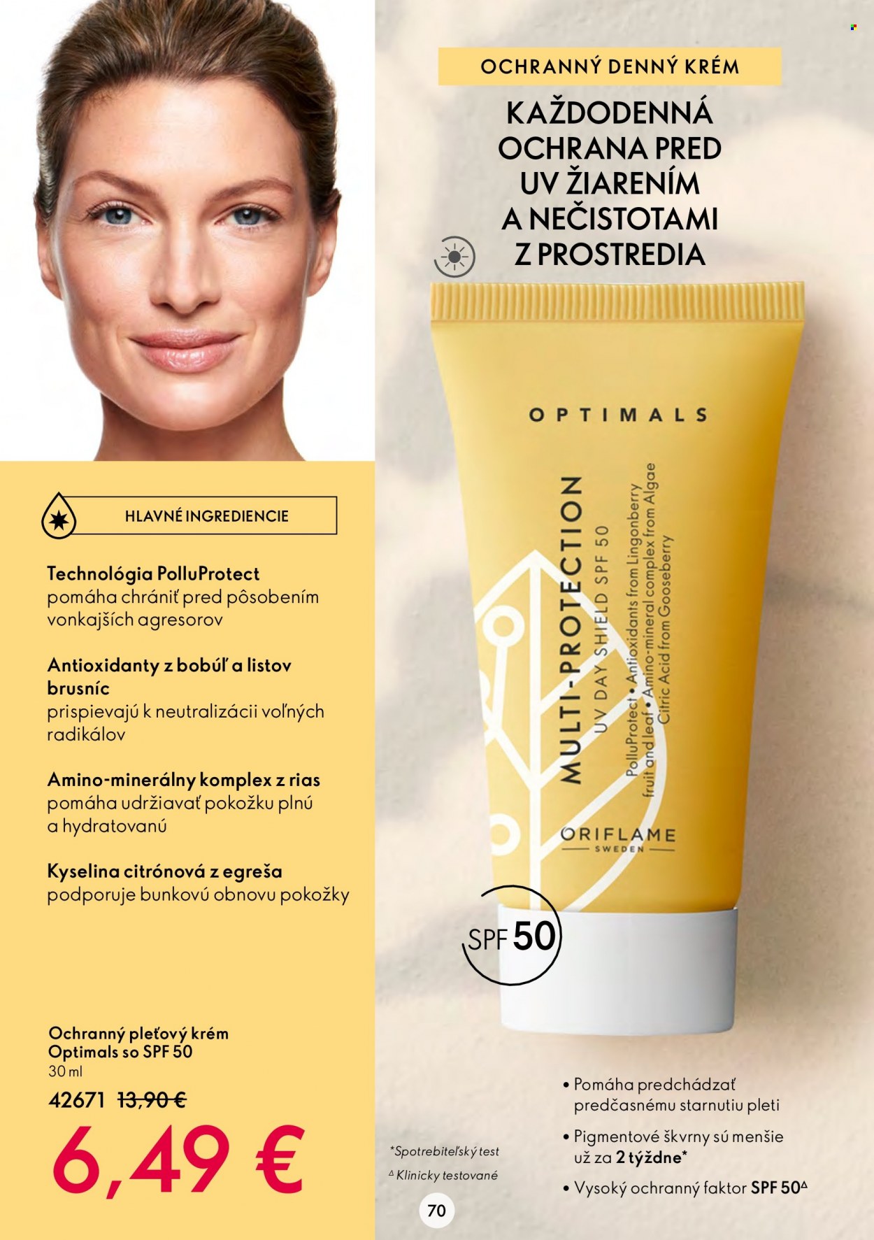 Leták Oriflame - 27.7.2022 - 9.8.2022. Strana 70