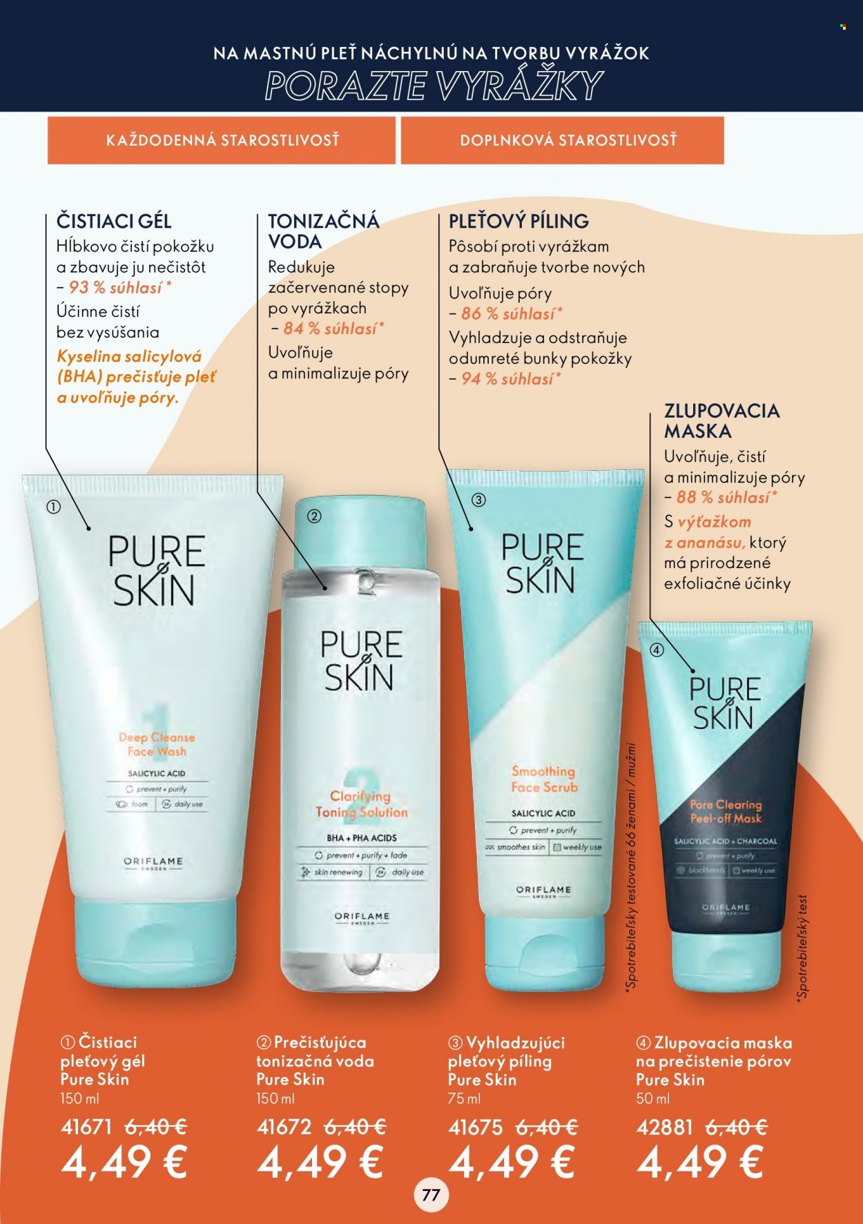 Leták Oriflame - 27.7.2022 - 9.8.2022. Strana 77