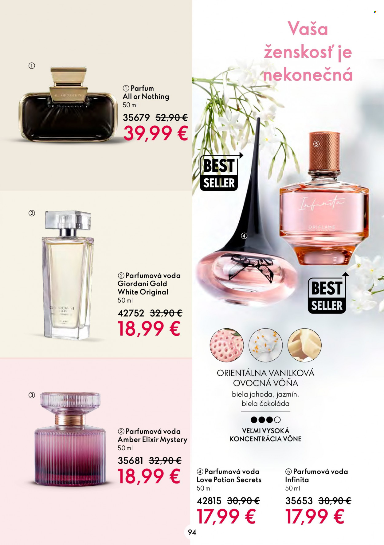 Leták Oriflame - 27.7.2022 - 9.8.2022. Strana 94