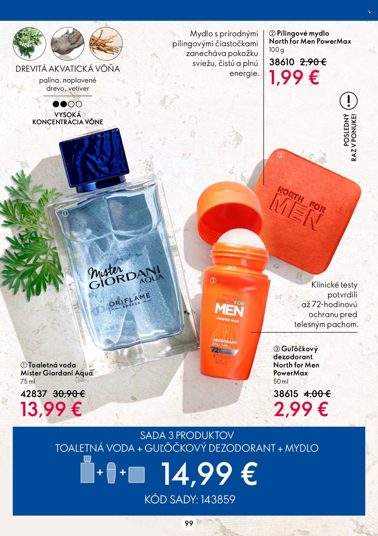 Leták Oriflame - 27.7.2022 - 9.8.2022. Strana 99
