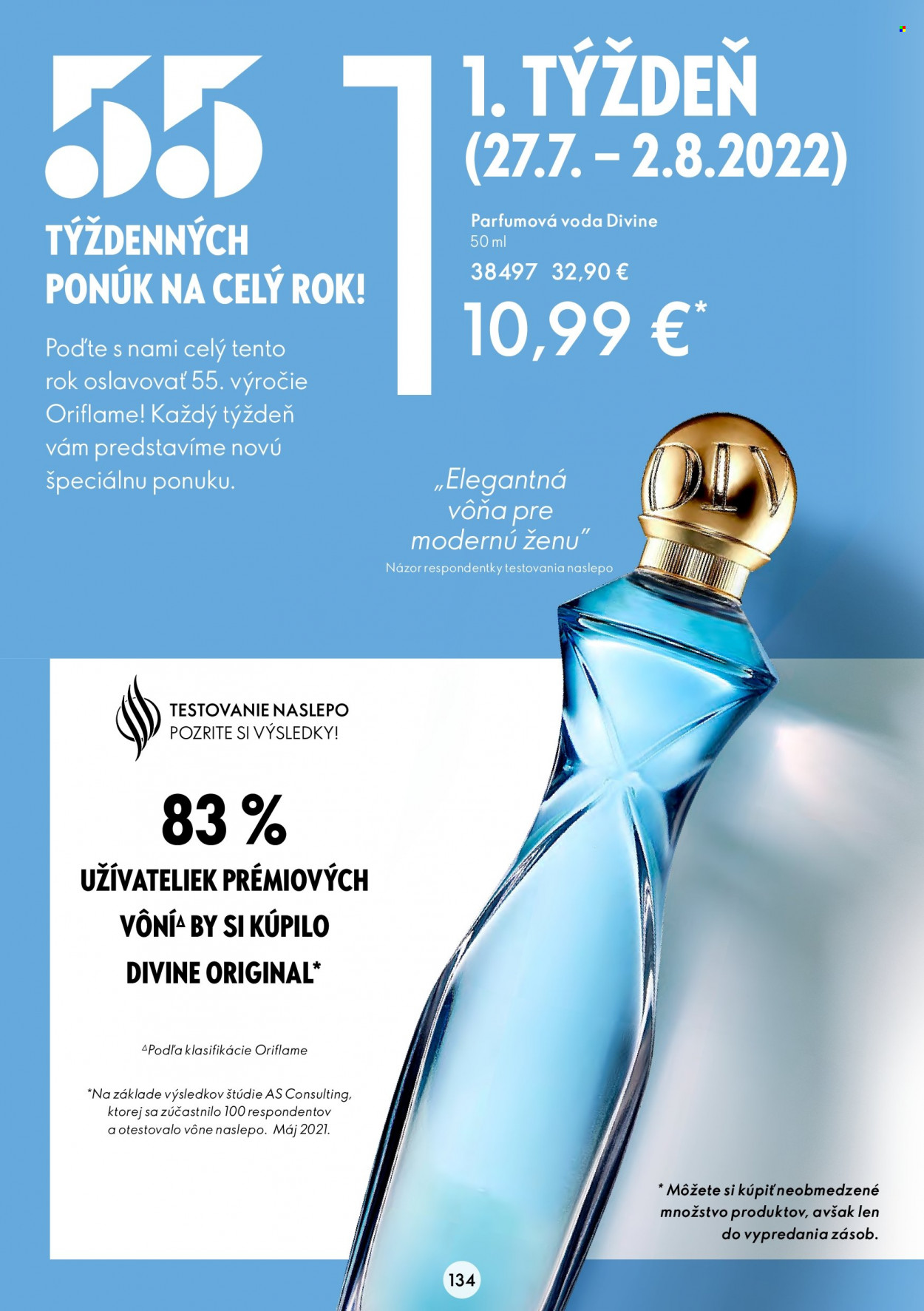 Leták Oriflame - 27.7.2022 - 9.8.2022. Strana 134