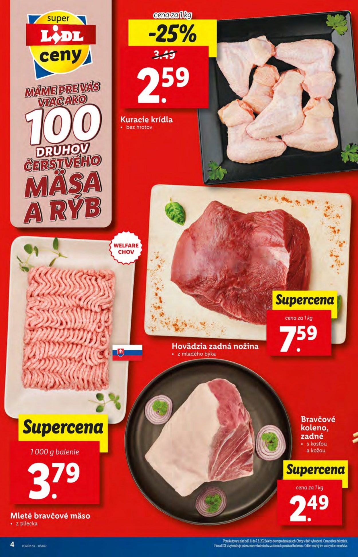 Leták Lidl - 1.8.2022 - 7.8.2022. Strana 4
