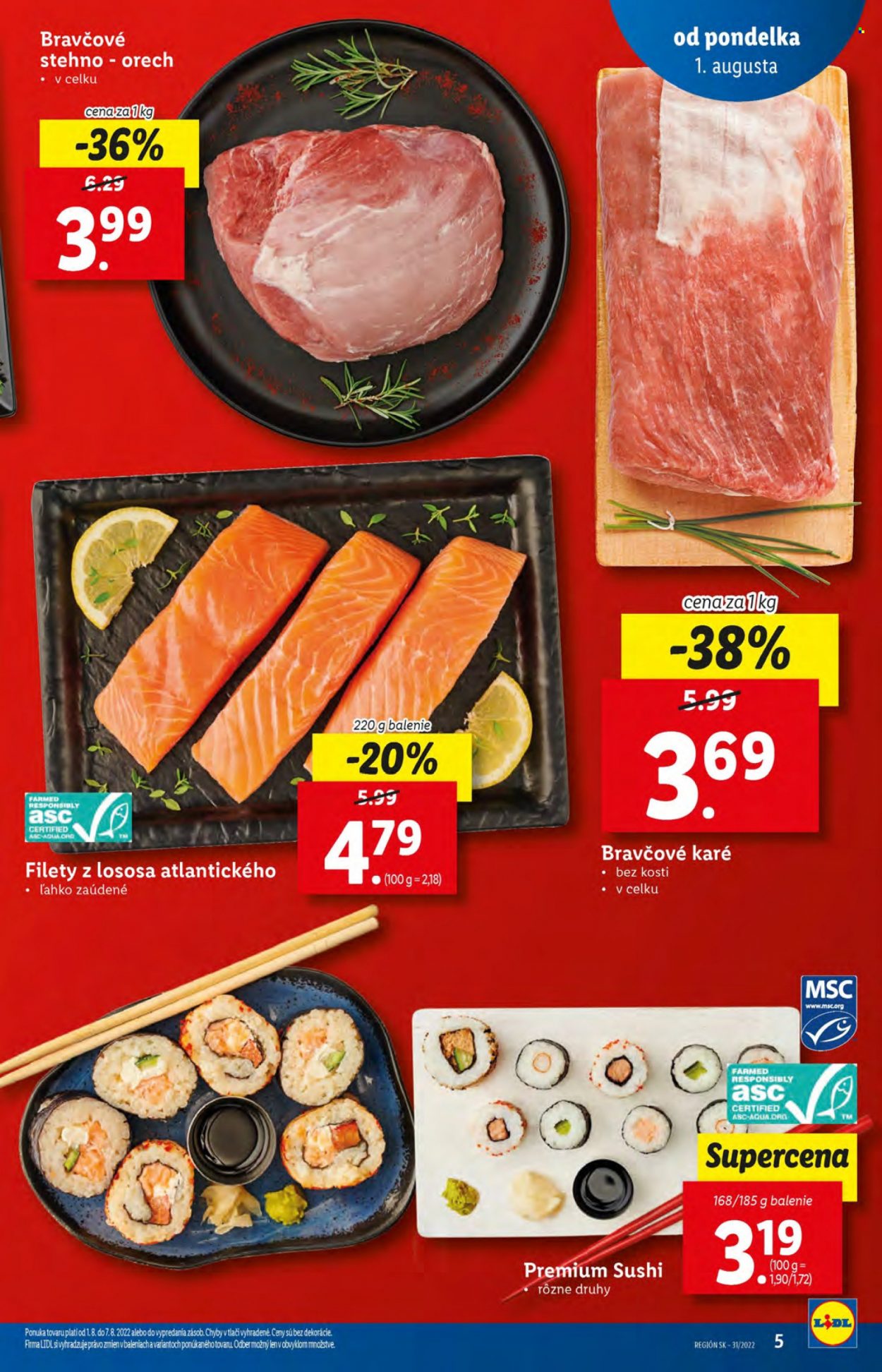 Leták Lidl - 1.8.2022 - 7.8.2022. Strana 5