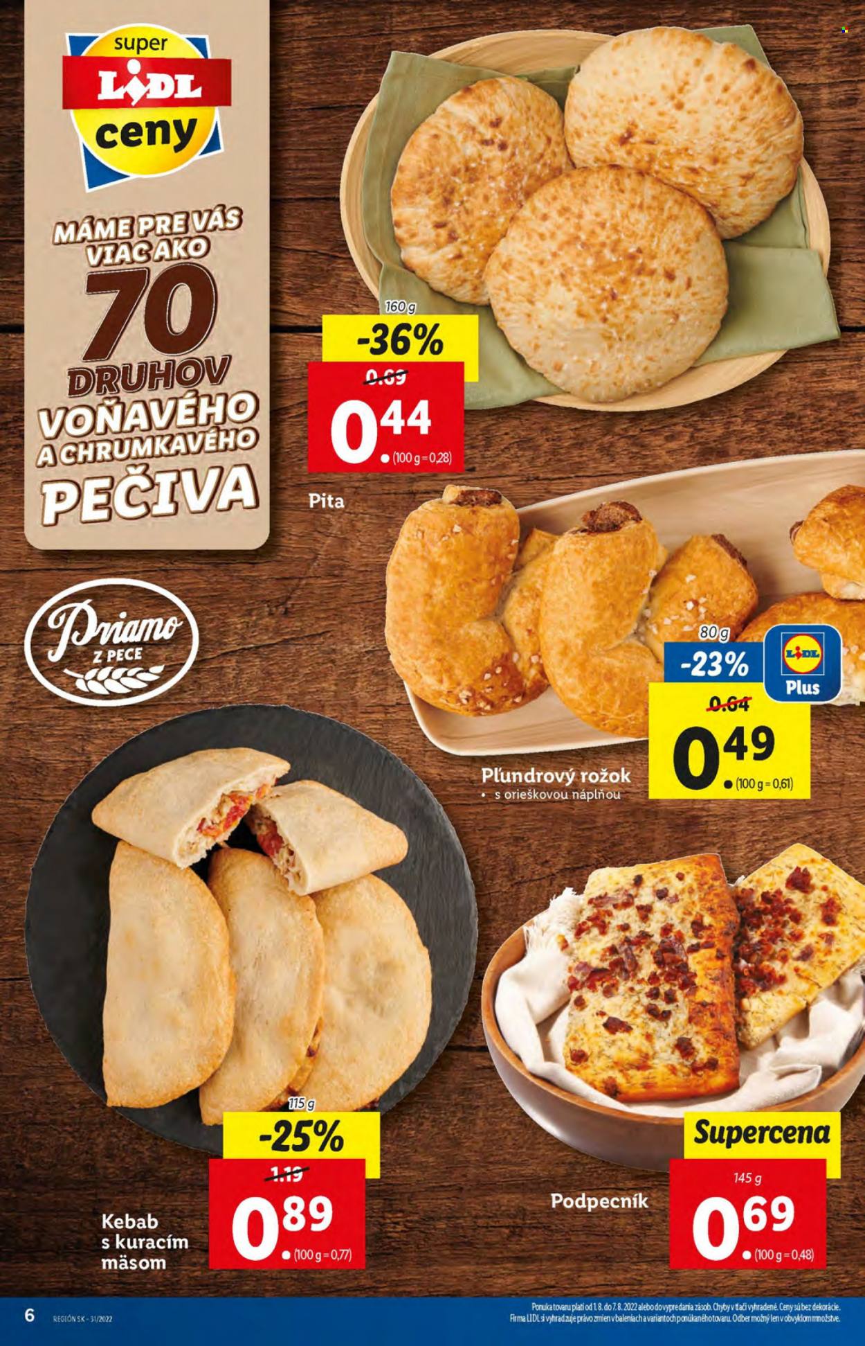 Leták Lidl - 1.8.2022 - 7.8.2022. Strana 6