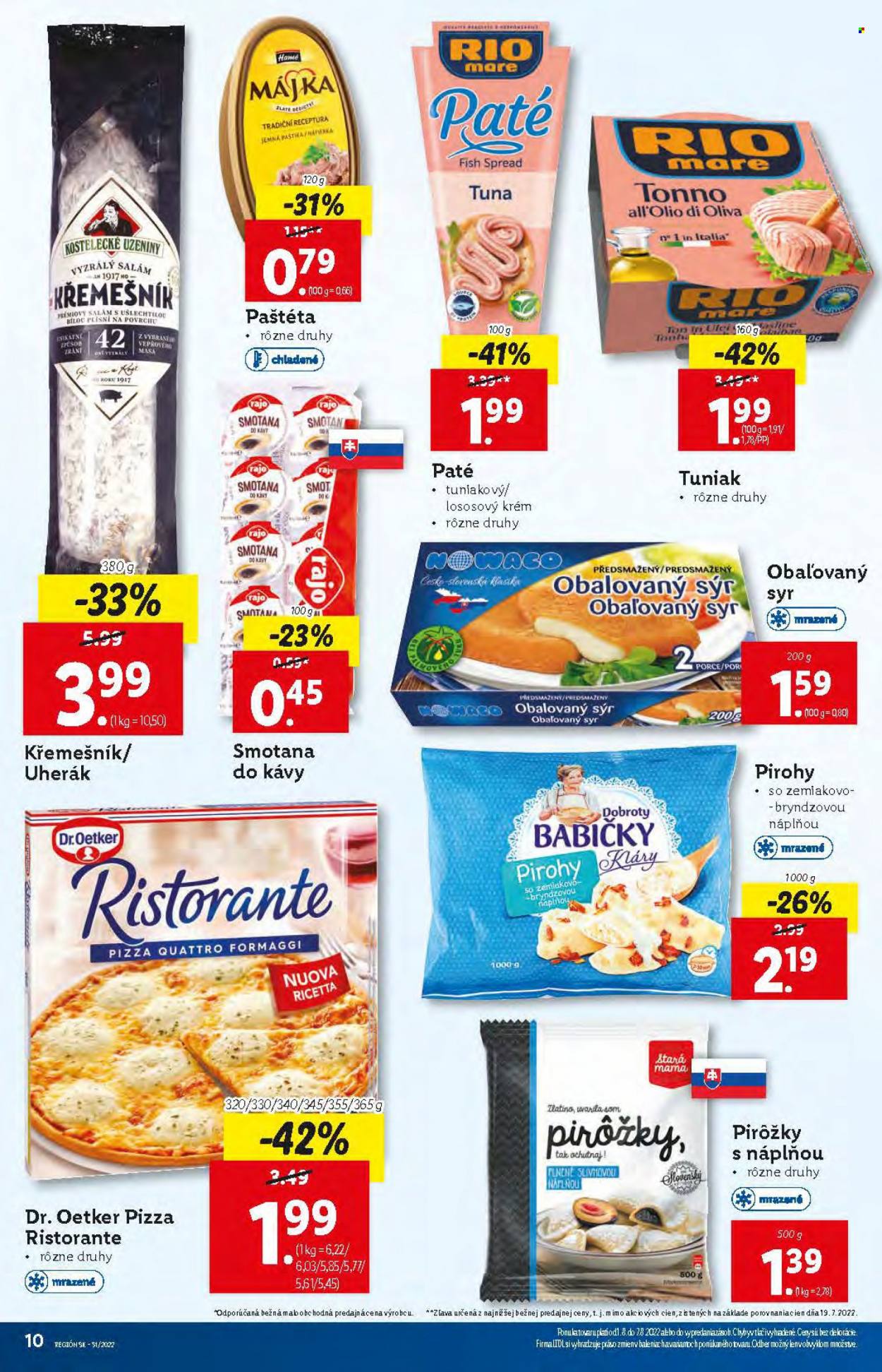Leták Lidl - 1.8.2022 - 7.8.2022. Strana 10