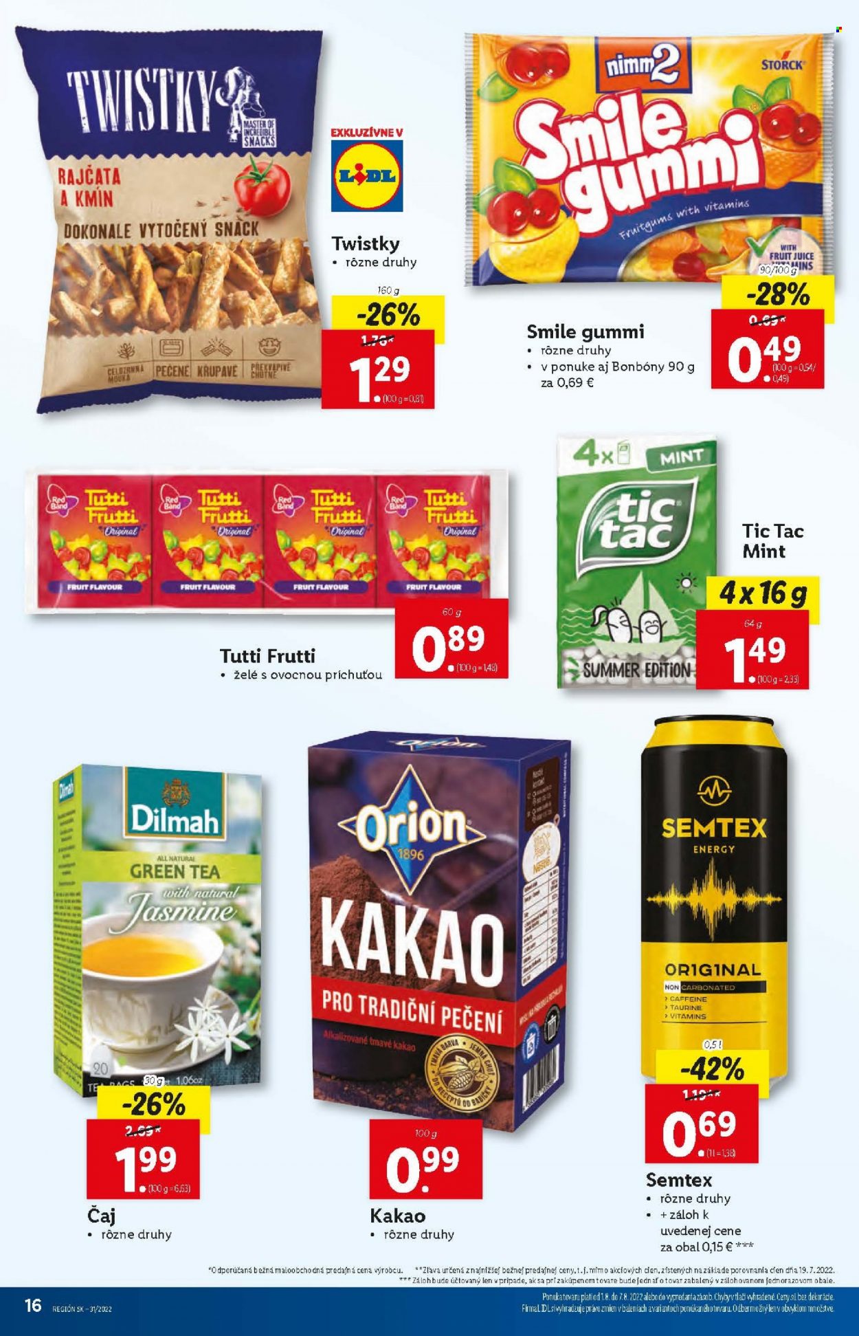 Leták Lidl - 1.8.2022 - 7.8.2022. Strana 16
