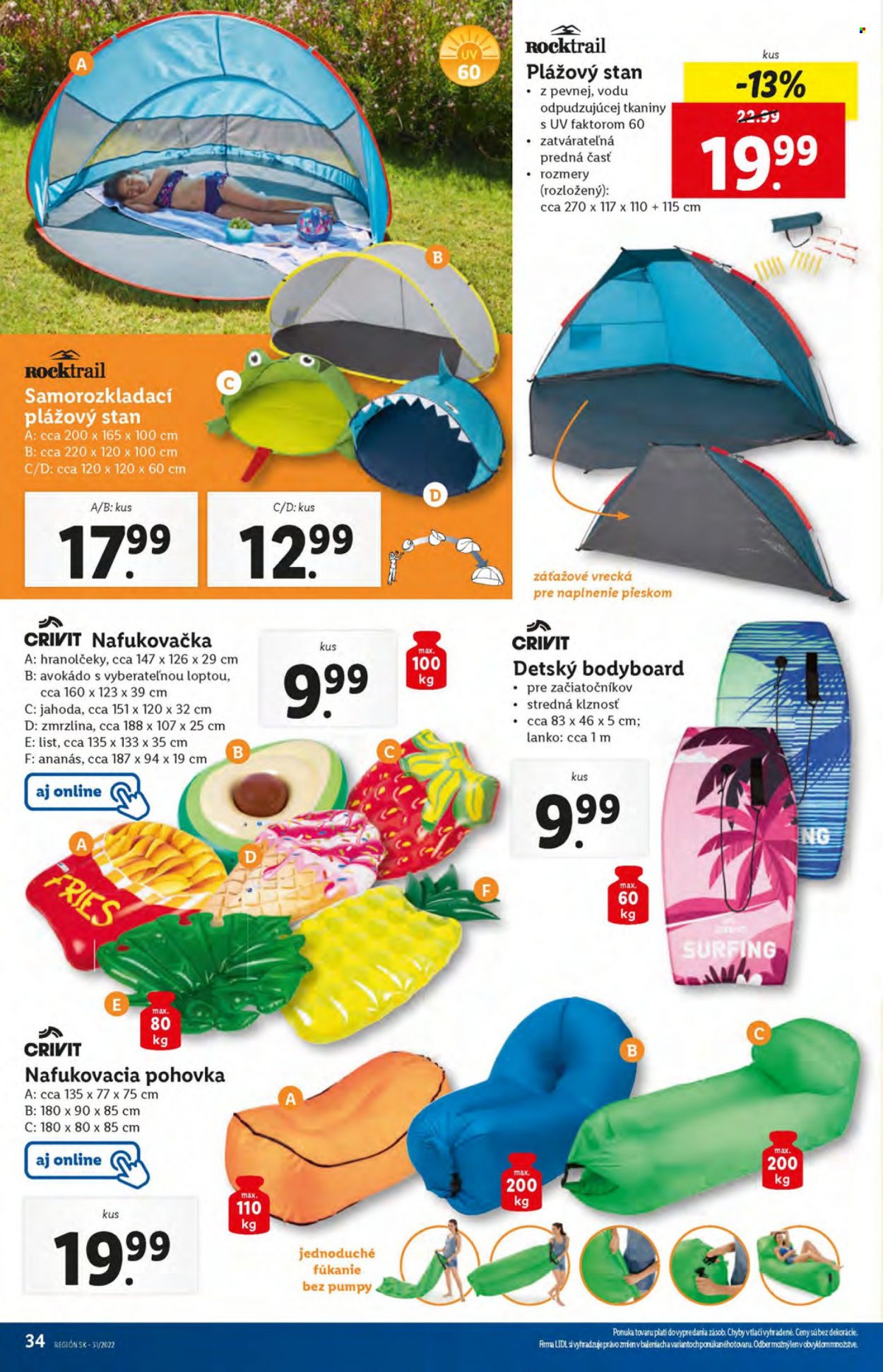 Leták Lidl - 1.8.2022 - 7.8.2022. Strana 34