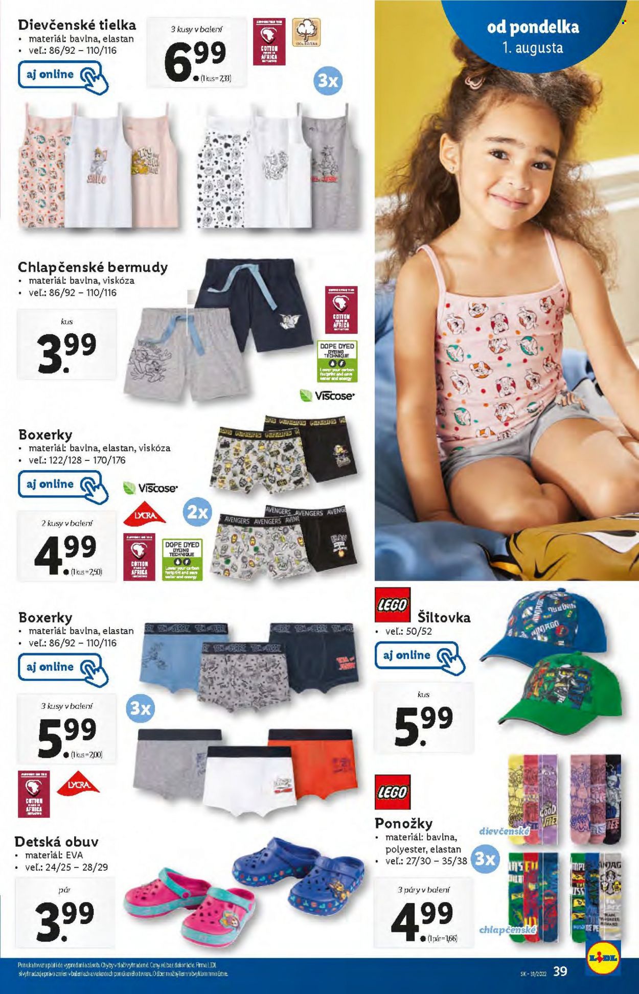 Leták Lidl - 1.8.2022 - 7.8.2022. Strana 39