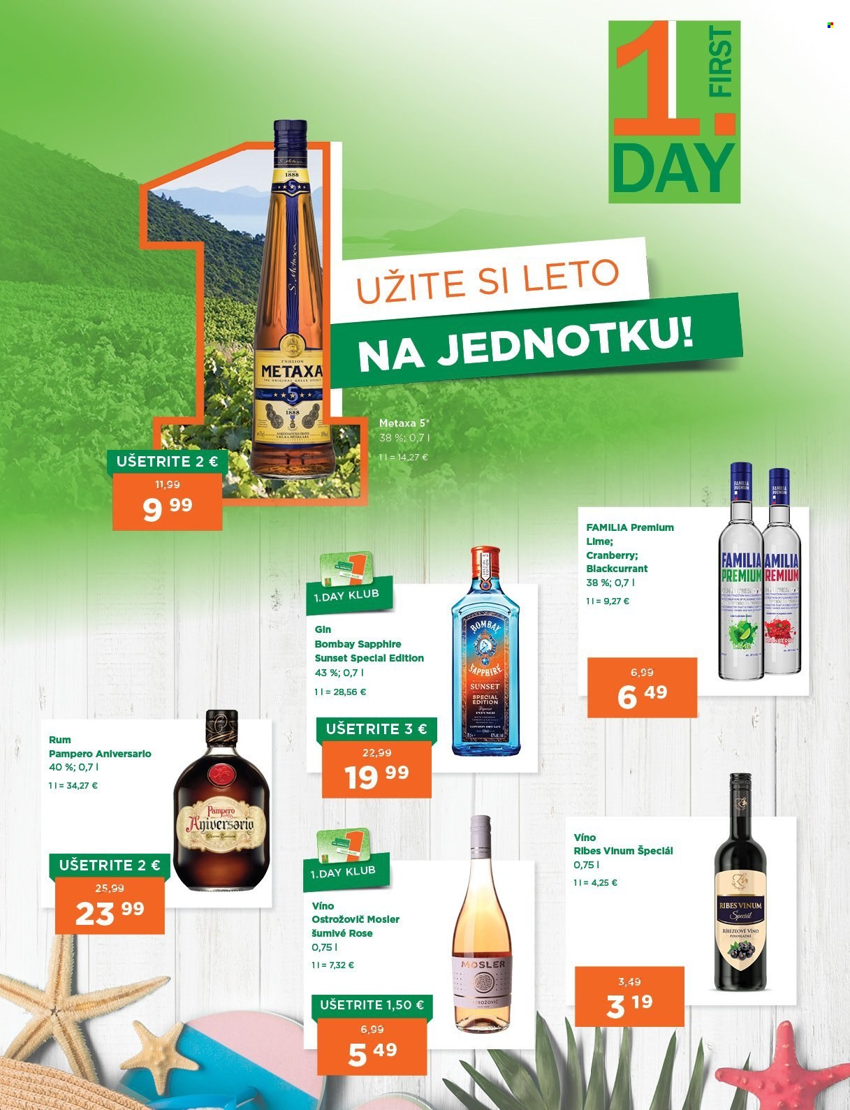 Leták 1Day - 28.7.2022 - 10.8.2022. Strana 1