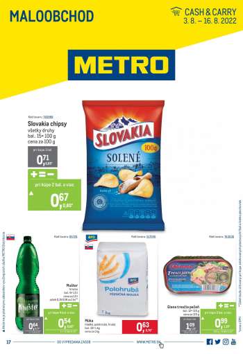 Leták Metro - 3.8.2022 - 16.8.2022.