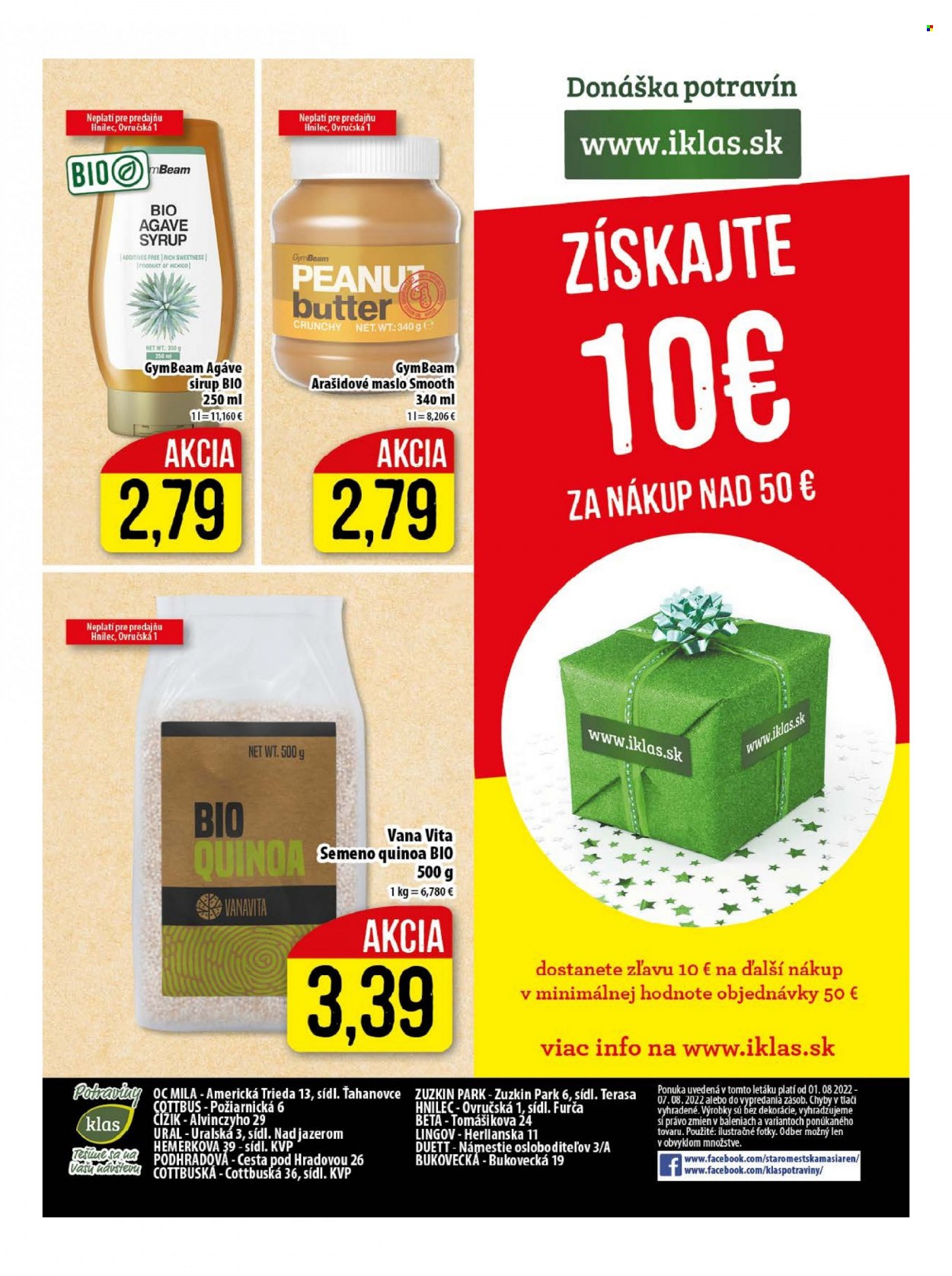 Leták Klas - 1.8.2022 - 7.8.2022. Strana 22