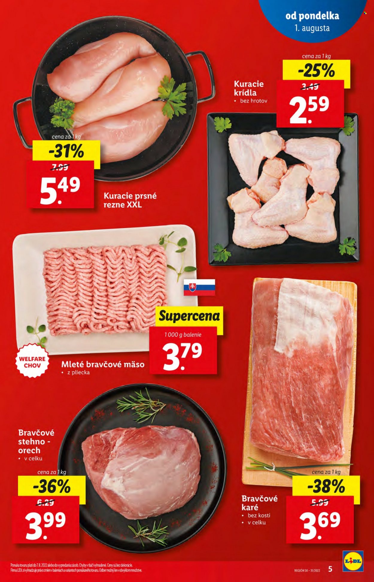 Leták Lidl - 4.8.2022 - 7.8.2022. Strana 5