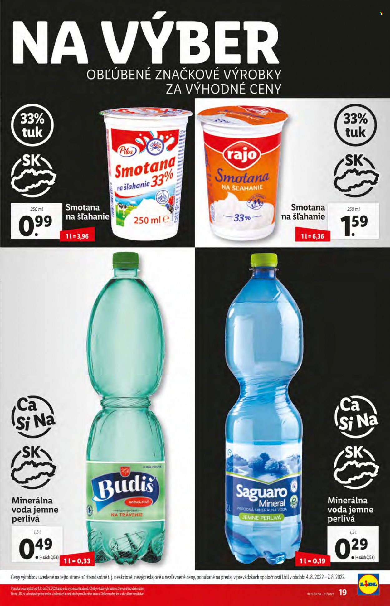 Leták Lidl - 4.8.2022 - 7.8.2022. Strana 19