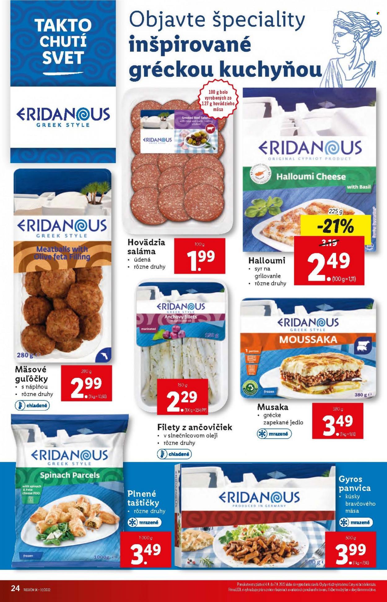 Leták Lidl - 4.8.2022 - 7.8.2022. Strana 24