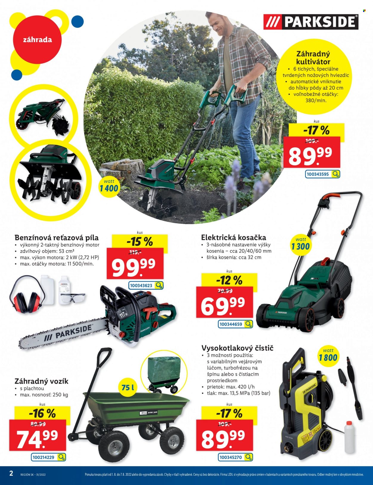 Leták Lidl - 1.8.2022 - 7.8.2022. Strana 2