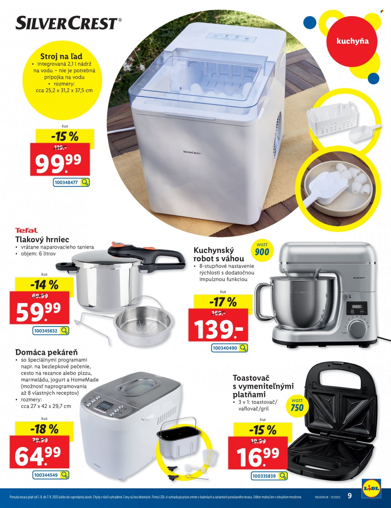 Leták Lidl - 1.8.2022 - 7.8.2022. Strana 9
