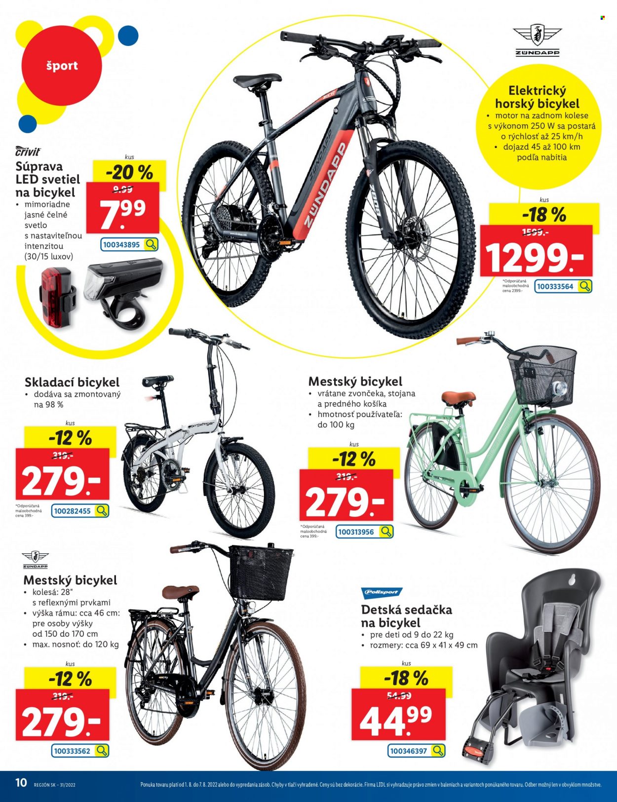 Leták Lidl - 1.8.2022 - 7.8.2022. Strana 10