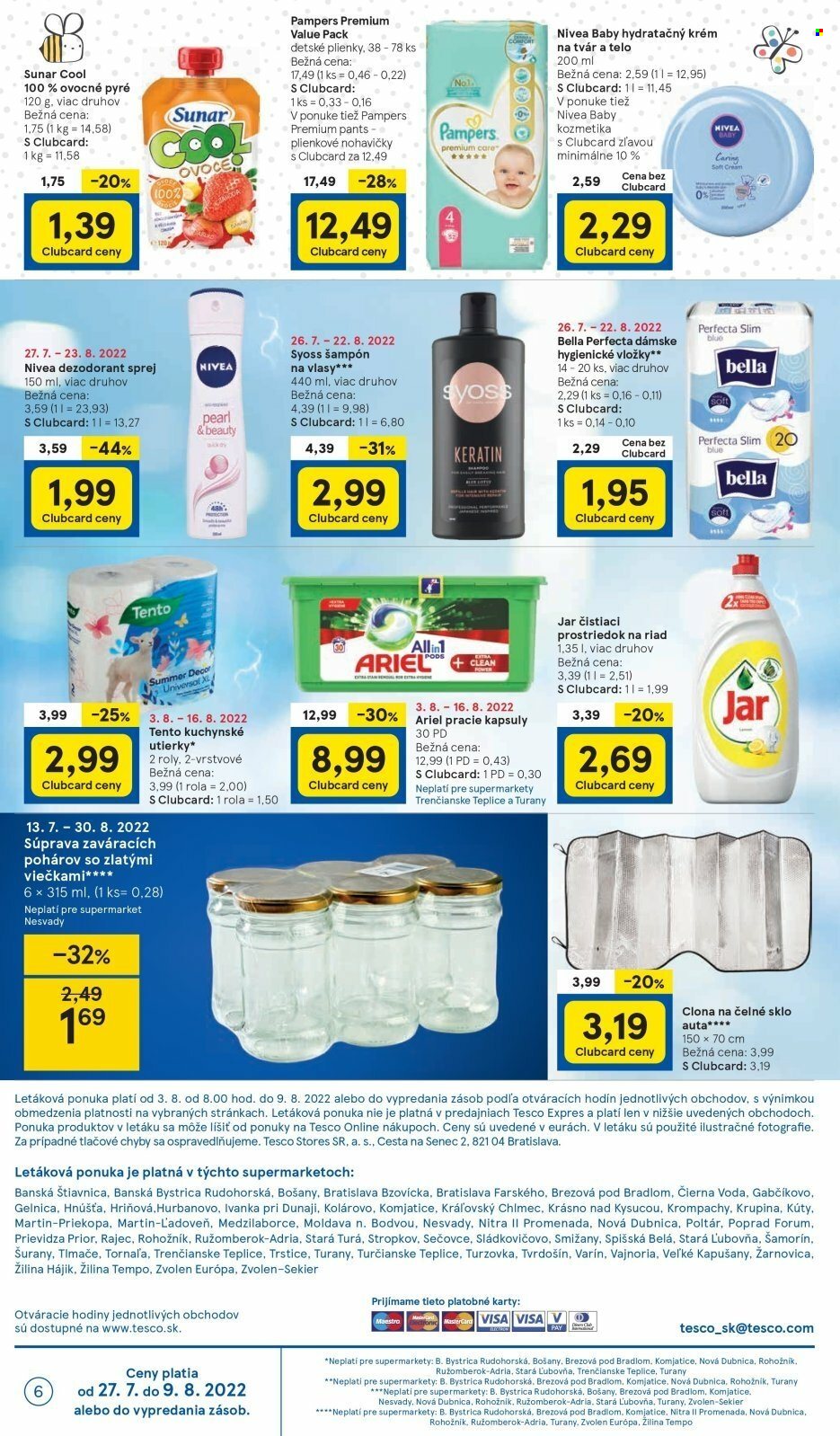 Leták TESCO supermarket - 3.8.2022 - 9.8.2022. Strana 6