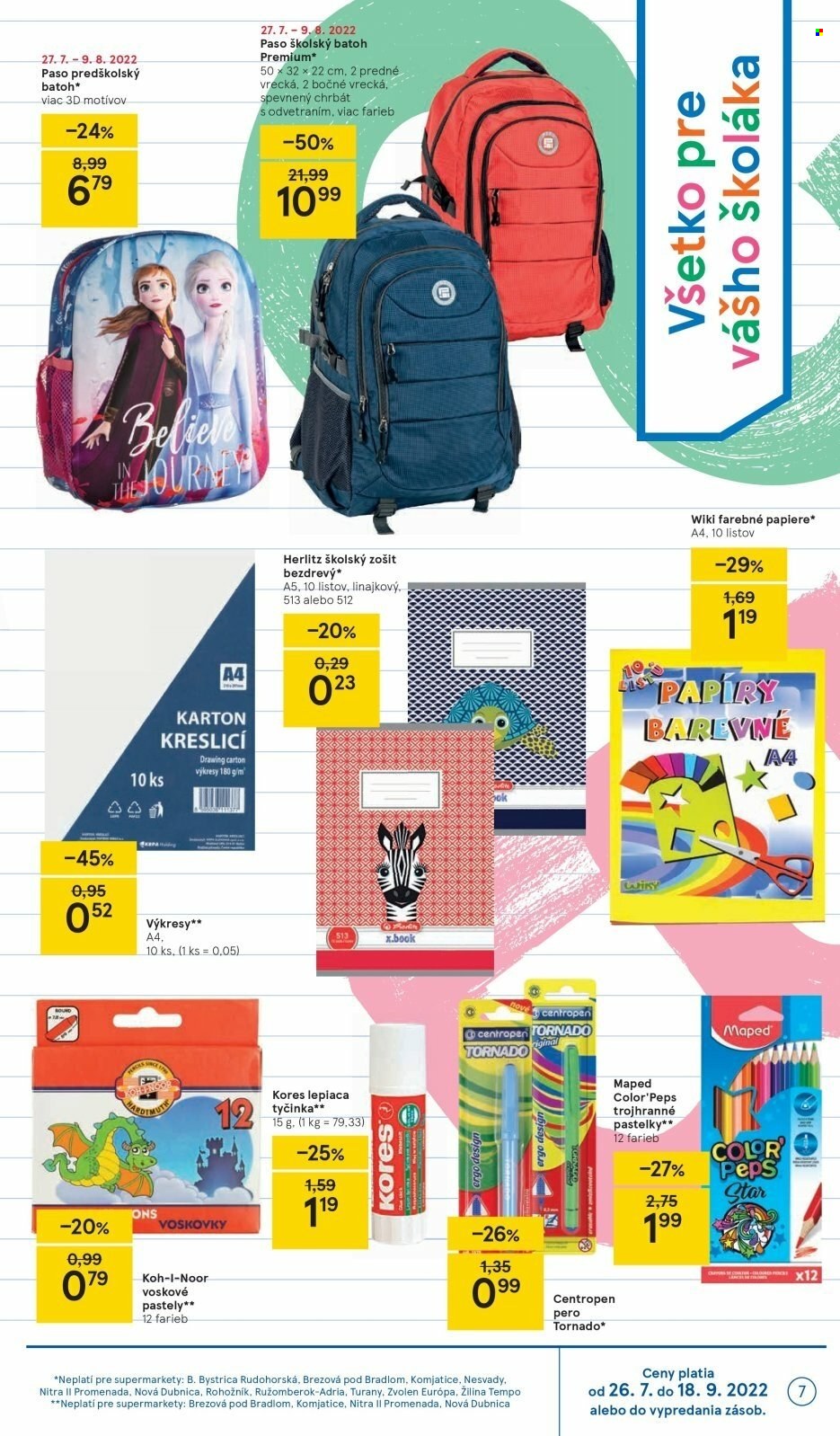 Leták TESCO supermarket - 3.8.2022 - 9.8.2022. Strana 7