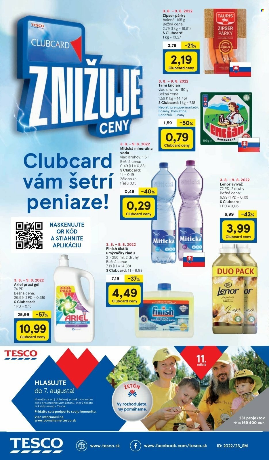 Leták TESCO supermarket - 3.8.2022 - 9.8.2022. Strana 8