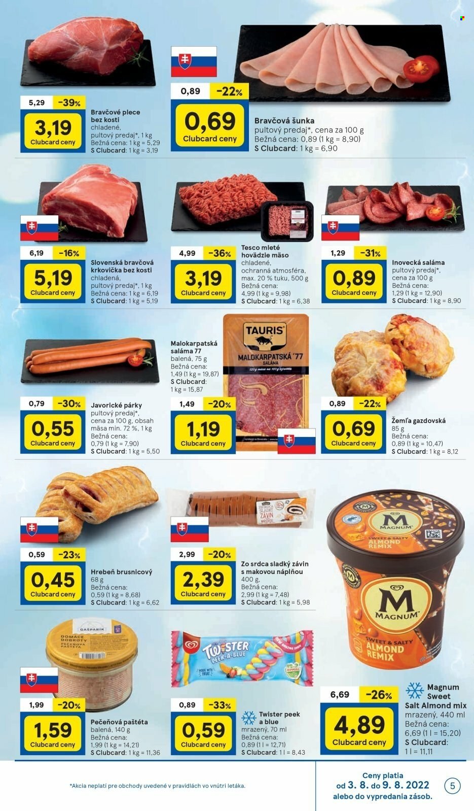 Leták TESCO - 3.8.2022 - 9.8.2022. Strana 5