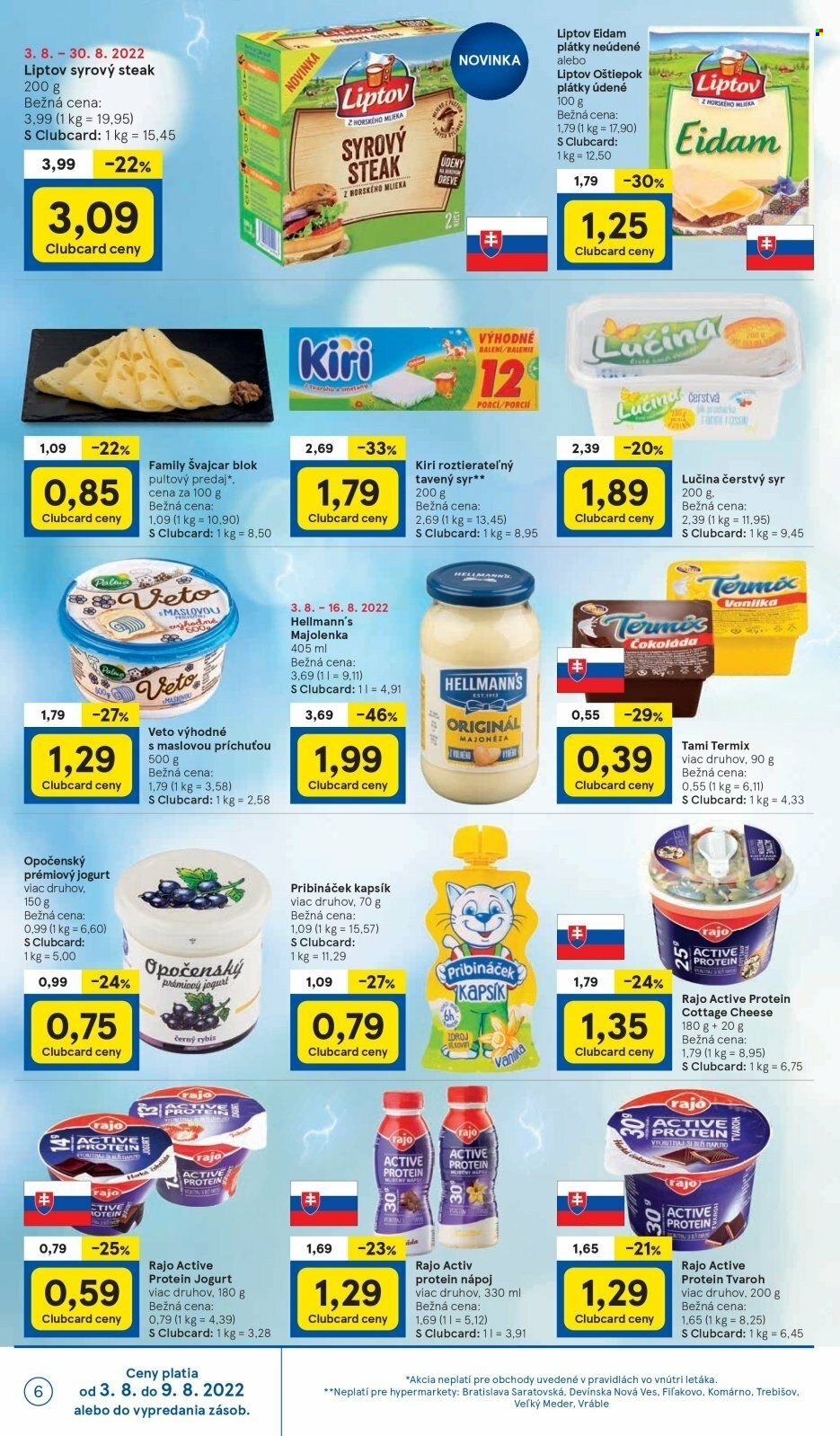 Leták TESCO - 3.8.2022 - 9.8.2022. Strana 6