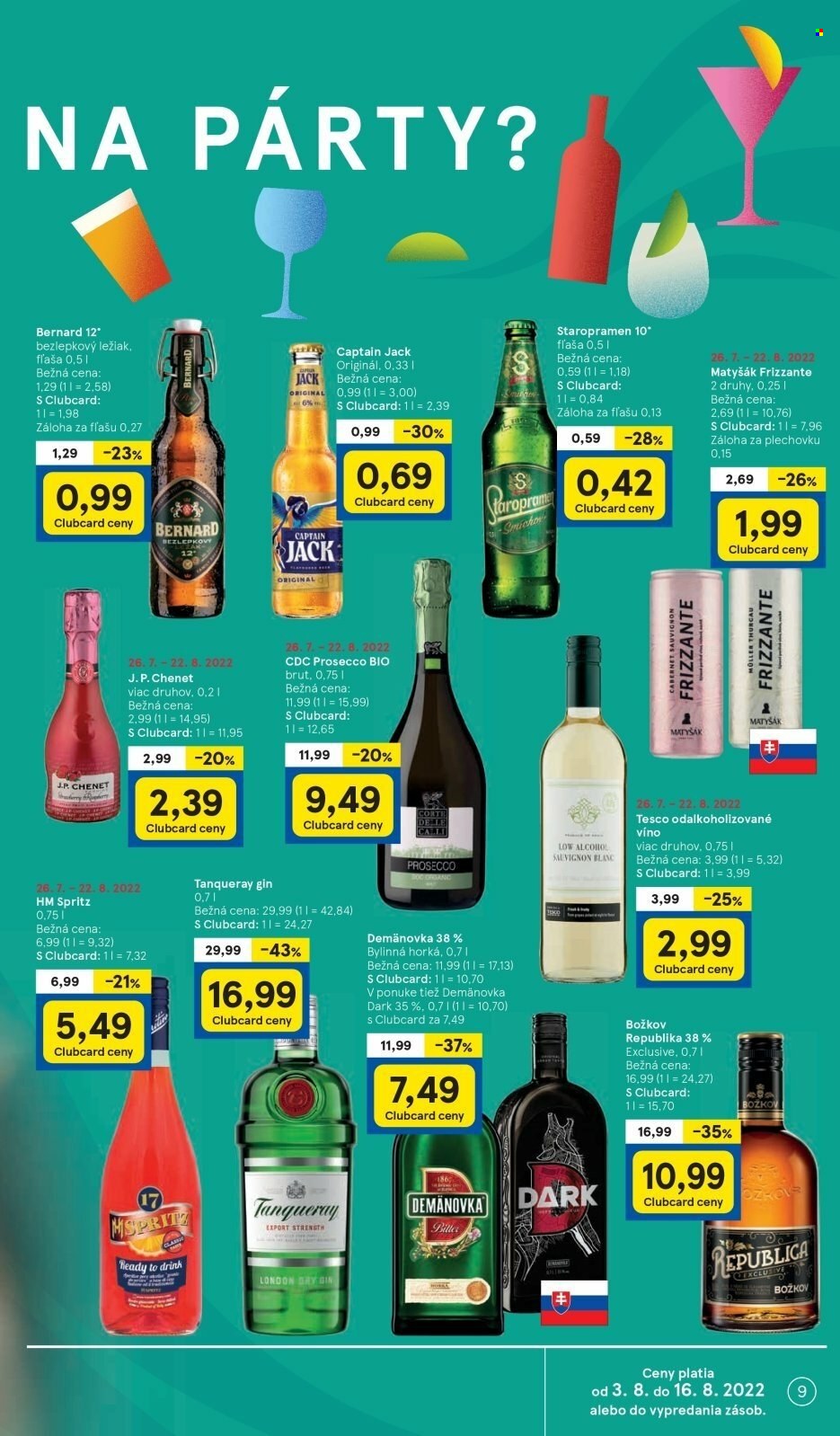 Leták TESCO - 3.8.2022 - 9.8.2022. Strana 9