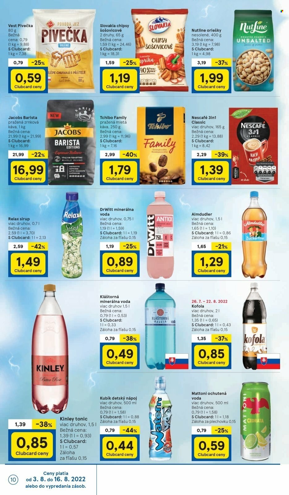 Leták TESCO - 3.8.2022 - 9.8.2022. Strana 10