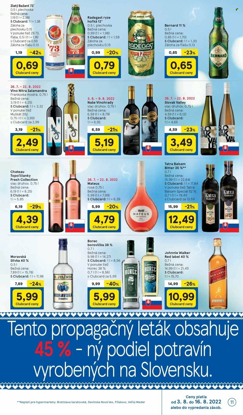 Leták TESCO - 3.8.2022 - 9.8.2022. Strana 11