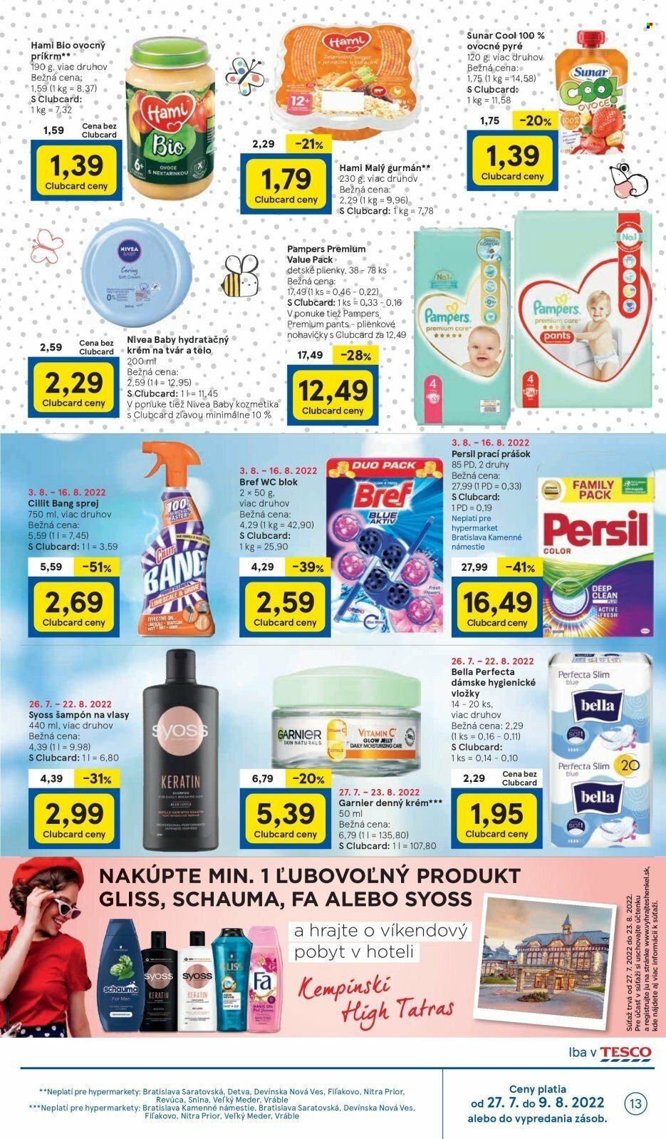 Leták TESCO - 3.8.2022 - 9.8.2022. Strana 13