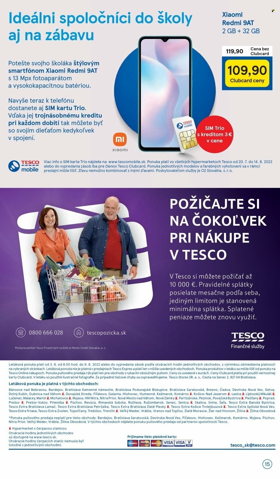 Leták TESCO - 3.8.2022 - 9.8.2022. Strana 15