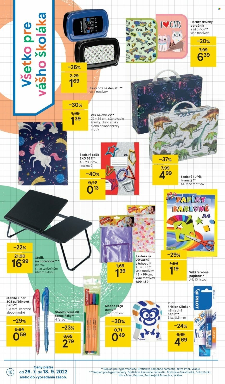 Leták TESCO - 3.8.2022 - 9.8.2022. Strana 16