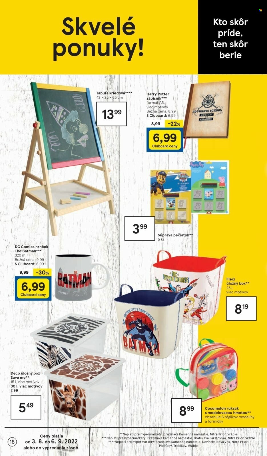 Leták TESCO - 3.8.2022 - 9.8.2022. Strana 18