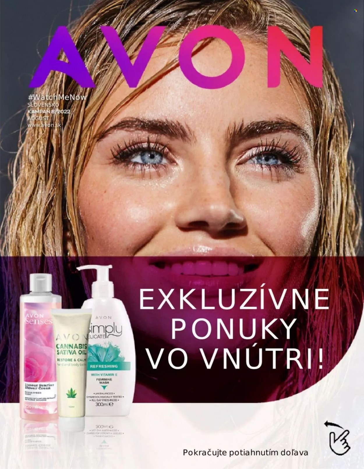 Leták Avon - 1.8.2022 - 31.8.2022. Strana 1