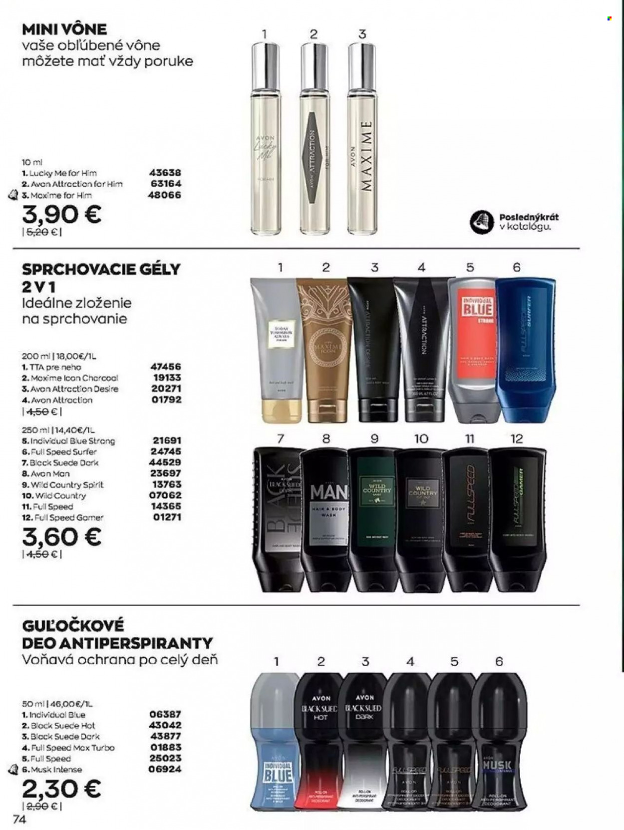 Leták Avon - 1.8.2022 - 31.8.2022. Strana 76