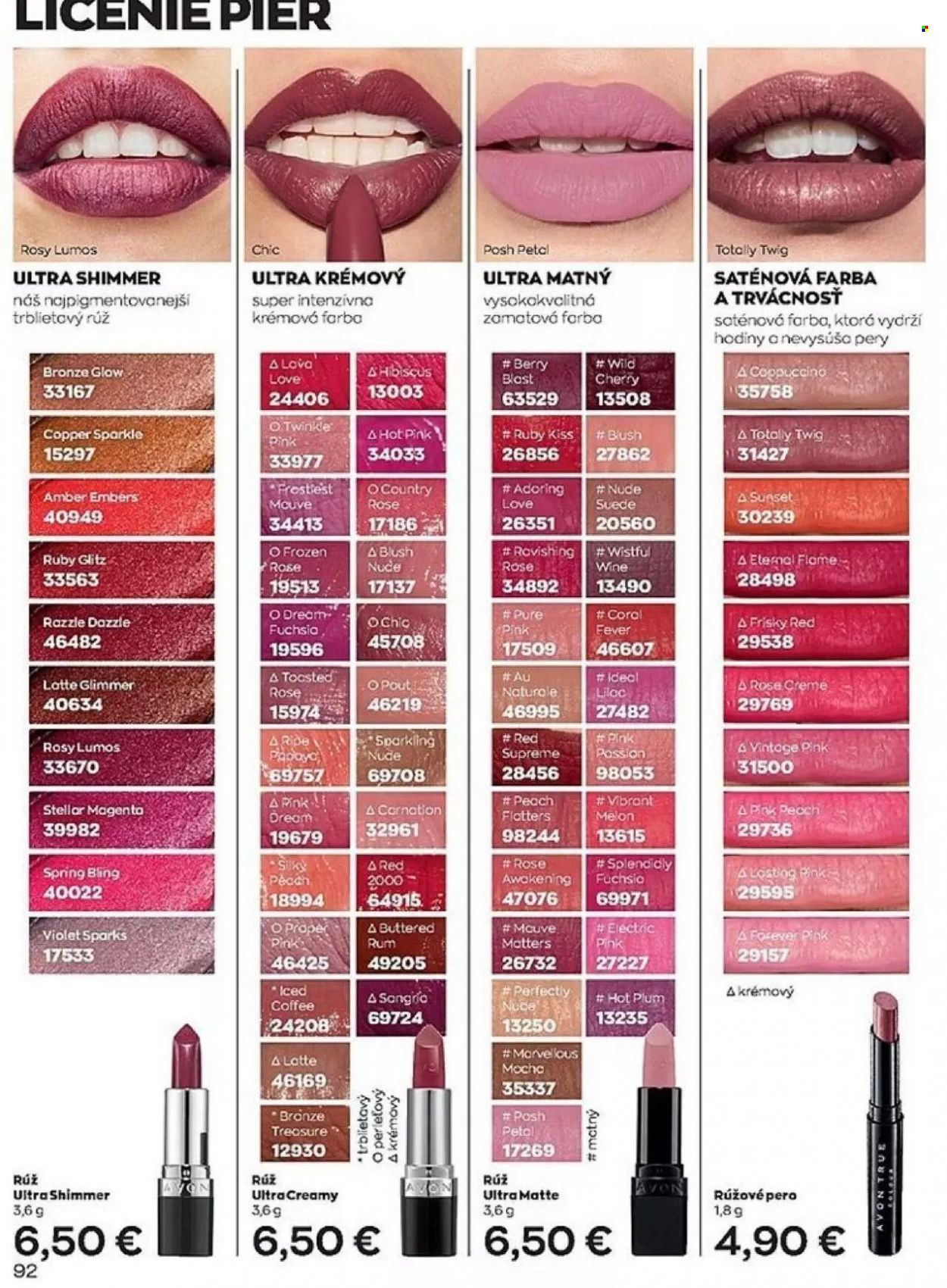 Leták Avon - 1.8.2022 - 31.8.2022. Strana 94