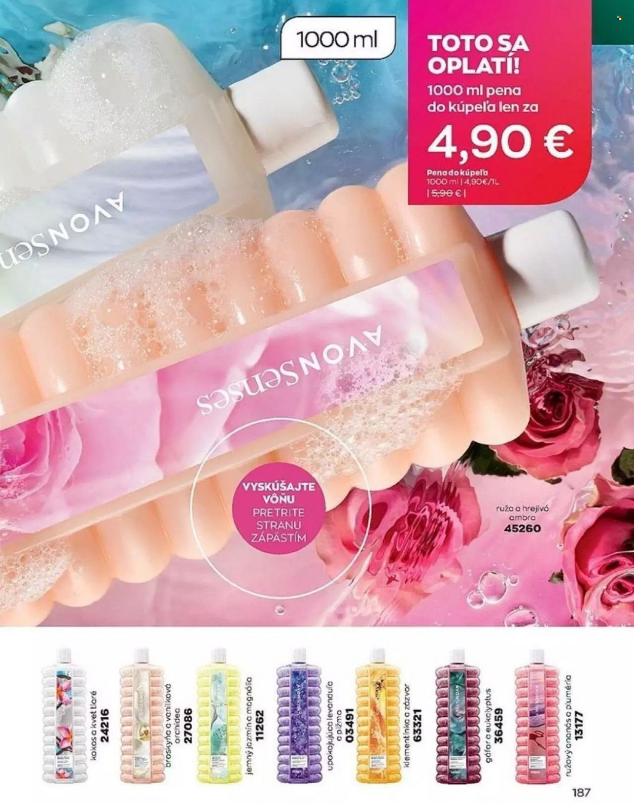 Leták Avon - 1.8.2022 - 31.8.2022. Strana 189