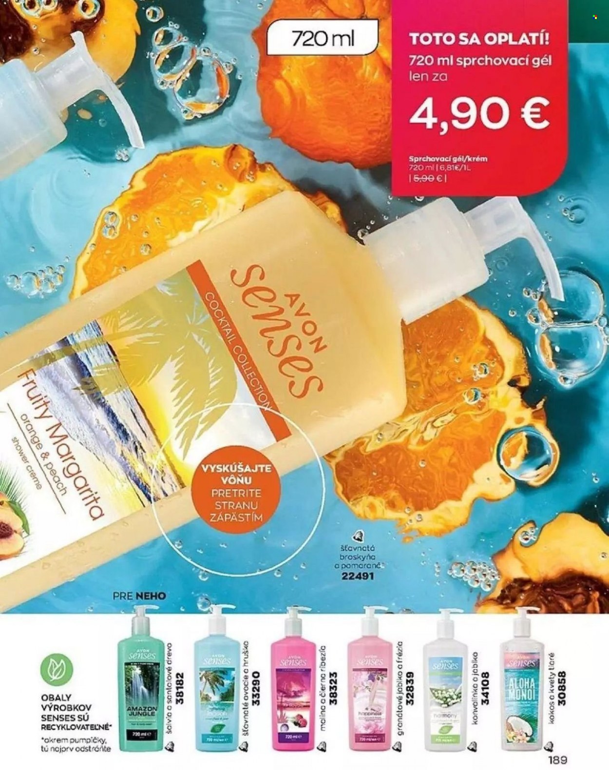 Leták Avon - 1.8.2022 - 31.8.2022. Strana 191