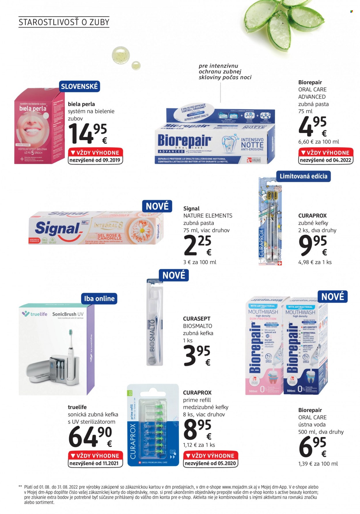 Leták dm drogerie - 1.8.2022 - 31.8.2022. Strana 24